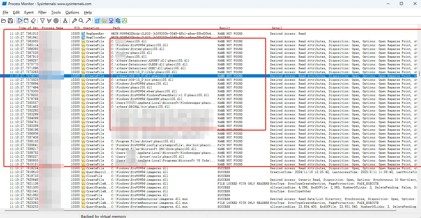 第一个遇到的应用程序错误